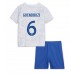 Cheap France Matteo Guendouzi #6 Away Football Kit Children World Cup 2022 Short Sleeve (+ pants)